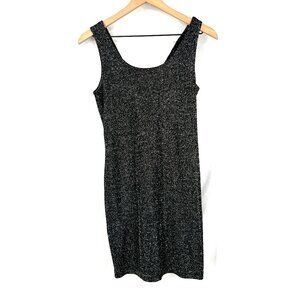 Vintage 90s By Choice California dress sparkle bodycon stretch mini cocktail 6 7